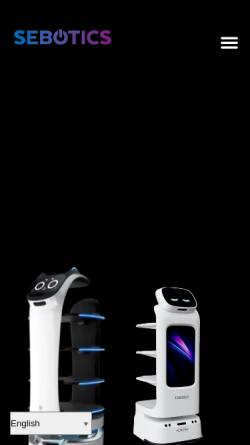 Vorschau der mobilen Webseite sebotics.com, Sebotics