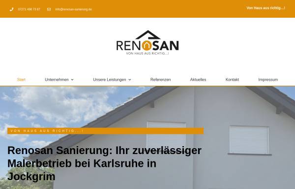 Vorschau von renosan-sanierung.de, Renosan GmbH