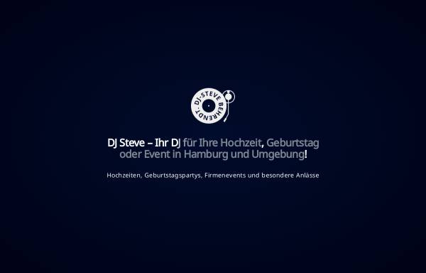 Vorschau von hamburg-hochzeitsdj.de, DJ Steve Behrendt