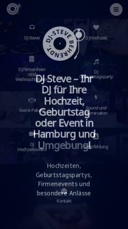 Vorschau der mobilen Webseite hamburg-hochzeitsdj.de, DJ Steve Behrendt