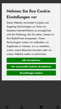 Vorschau der mobilen Webseite www.brinkmans-bio.de, BrinkmansBio