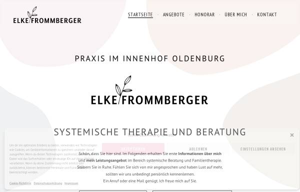 Vorschau von elkefrommberger.de, Praxis Elke Frommberger
