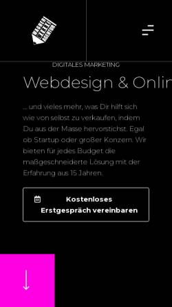 Vorschau der mobilen Webseite wagner-branddesign.de, Wagner Werbeagentur