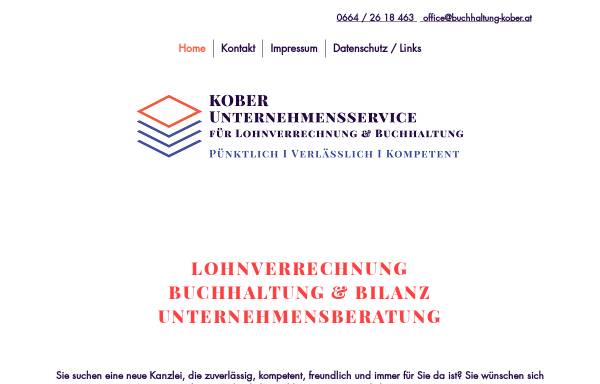 Vorschau von www.buchhaltung-kober.at, KOBER Unternehmensservice