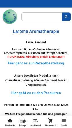 Vorschau der mobilen Webseite www.larome.de, Fortuna L'Arome