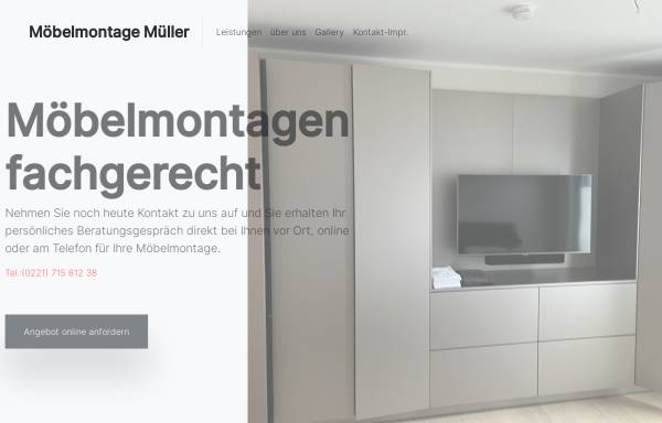 Vorschau von www.moebelmontage-mueller.de, Möbelmontage Müller