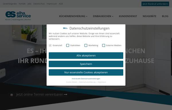 Vorschau von www.elha-service.de, es Küchen GmbH
