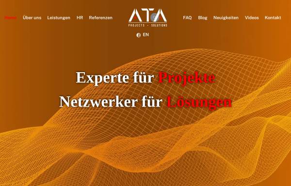 Vorschau von ata.com.de, ATA | Projects + Solutions