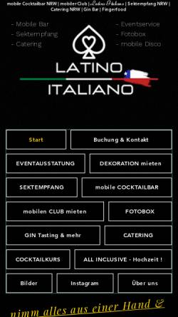 Vorschau der mobilen Webseite www.latinoitaliano.com, Latino Italiano