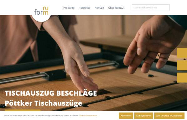 Vorschau von form32.de, form32 Designelemente GmbH