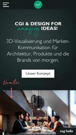 Vorschau der mobilen Webseite smpl.de, smpl - Agentur für kreative Kommunikation