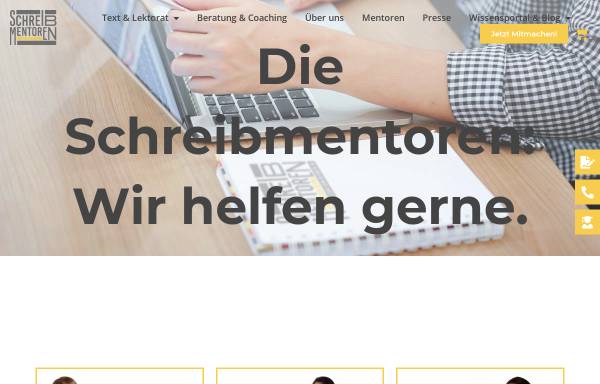 Vorschau von schreibmentoren.de, Die Schreibmentoren GmbH