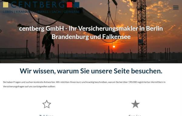 Vorschau von www.centberg.de, centberg GmbH