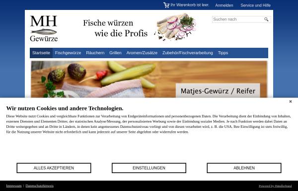 Vorschau von www.fischgewuerze-versand.de, Matthias Hoff Gewürzhandel