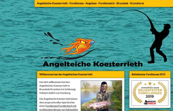 Vorschau von www.angelteiche-koesterrieth.de, Angelteiche Koesterrieth