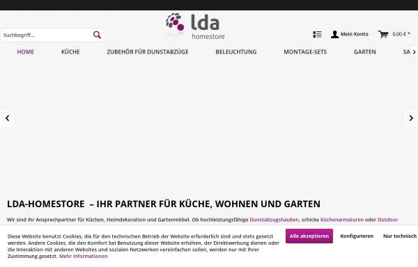 Vorschau von www.lda-homestore.de, LDA Vertriebs-GmbH
