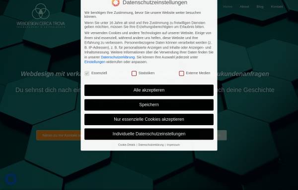 Vorschau von webdesign-cerca-trova.de, webdesign-cerca-trova