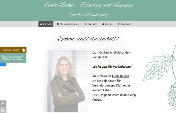 Vorschau von becker-coaching.net, Linda Becker - Coaching und Hypnose