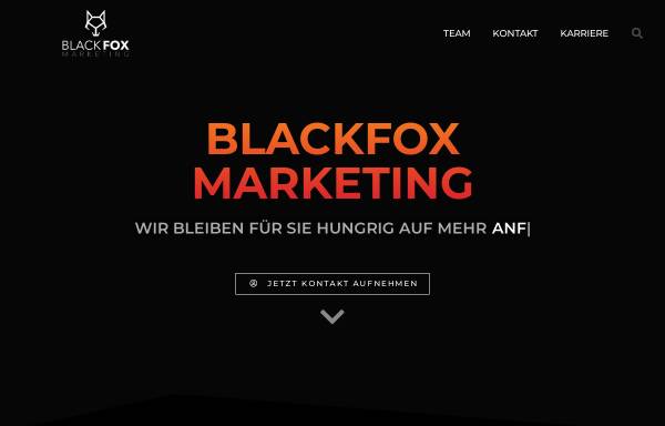 Vorschau von blackfox-marketing.de, BlackFox Marketing
