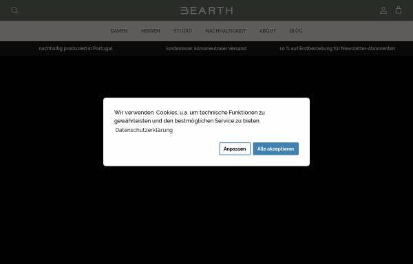 Vorschau von bearth-clothing.com, BEARTH Concept GmbH