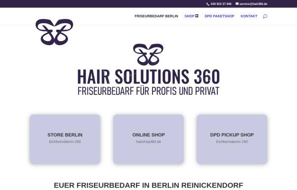 Vorschau von hair360.de, Hair Solutions 360
