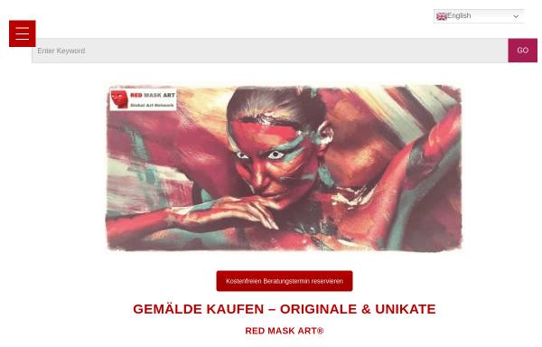 Vorschau von kunst-gemaelde-kaufen.com, RED MASK ART Dietrich Lenk