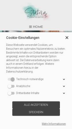 Vorschau der mobilen Webseite statera-systemische-therapie.de, Statera Praxis für Systemische Therapie und Beratung