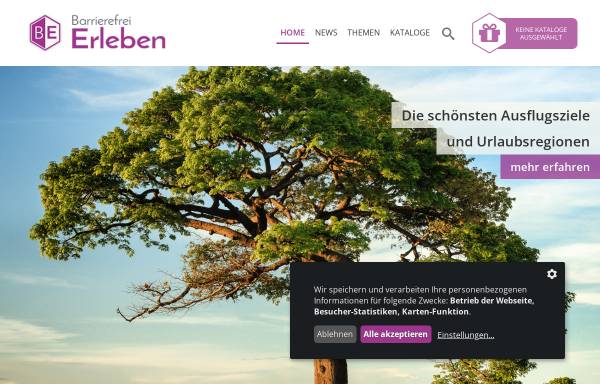 Vorschau von www.barrierefreierleben.de, so barrierefrei erleben GmbH