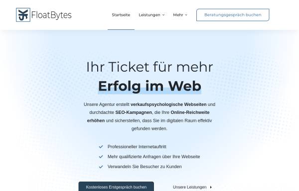 Vorschau von floatbytes.de, FloatBytes