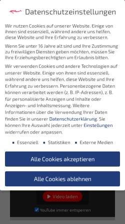 Vorschau der mobilen Webseite www.pflegeplus.de, PflegePlus Hagen