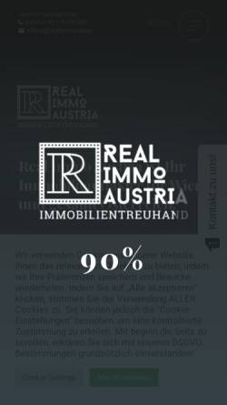 Vorschau der mobilen Webseite makler.wien, Real Immo Austria