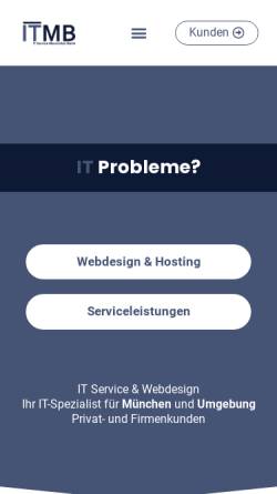 Vorschau der mobilen Webseite it-service-barth.de, IT Service Maximilian Barth