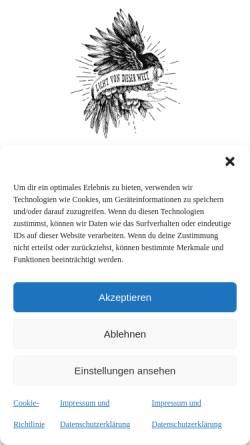 Vorschau der mobilen Webseite www.licht-von-dieser-welt.de, Licht von dieser Welt
