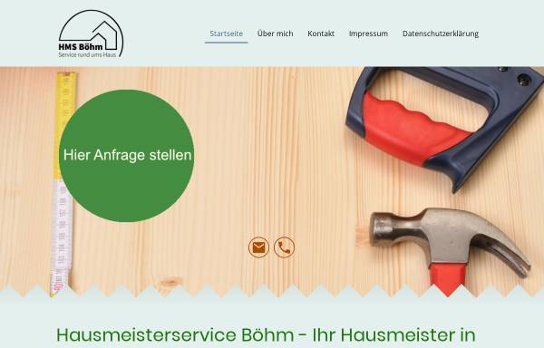 Vorschau von www.hms-boehm.de, Hausmeisterservice Böhm