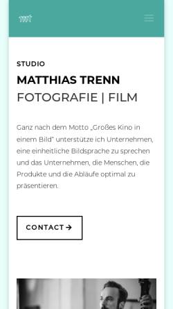 Vorschau der mobilen Webseite www.matthiastrenn.de, Mathias Trenn