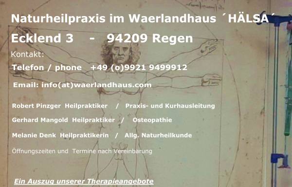 Vorschau von www.waerlandhaus.com, Naturheilpraxis im Waerlandhaus ´HÄLSA´