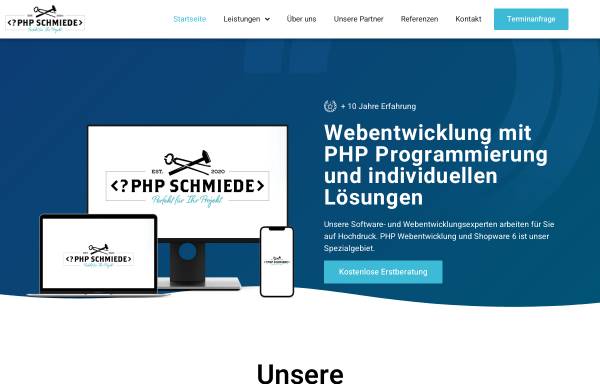 Vorschau von www.php-schmiede.com, PHP Schmiede KG