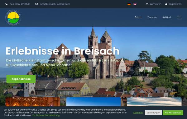 Vorschau von breisach-kultour.com, Rhein Kultour & Touristik UG (haftungsbeschränkt)