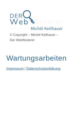Vorschau der mobilen Webseite der-webfluesterer.de, Der Webflüsterer
