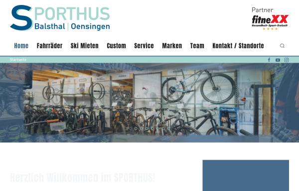 Vorschau von www.sporthus.ch, SPORTHUS Balsthal