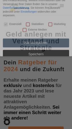 Vorschau der mobilen Webseite geldpfad.de, Geldpfad