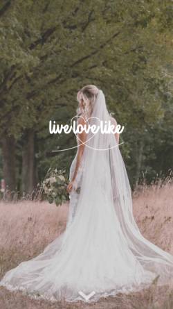 Vorschau der mobilen Webseite livelovelike.de, Live Love Like