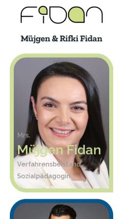 Vorschau der mobilen Webseite fidans.de, fidans