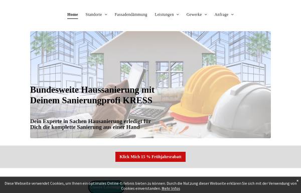 Vorschau von www.sofort-renovieren.de, Kress Haus & Wohnungssanierung