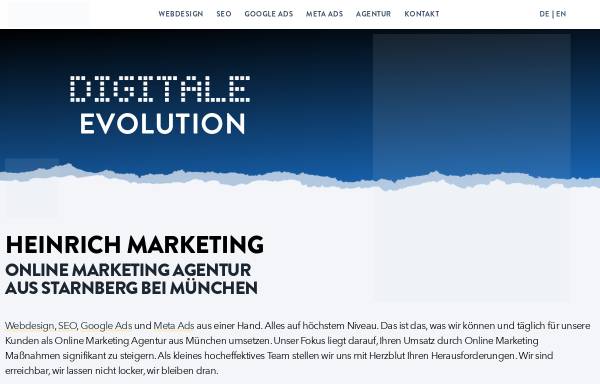 Vorschau von heinrich-marketing.de, Heinrich Markeitng GmbH
