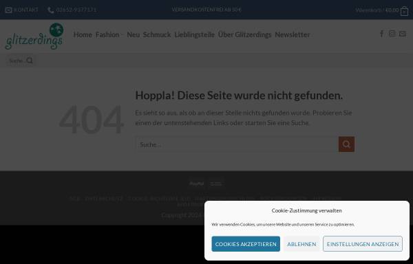 Vorschau von glitzerdingsmode.de, Glitzerdings Mode