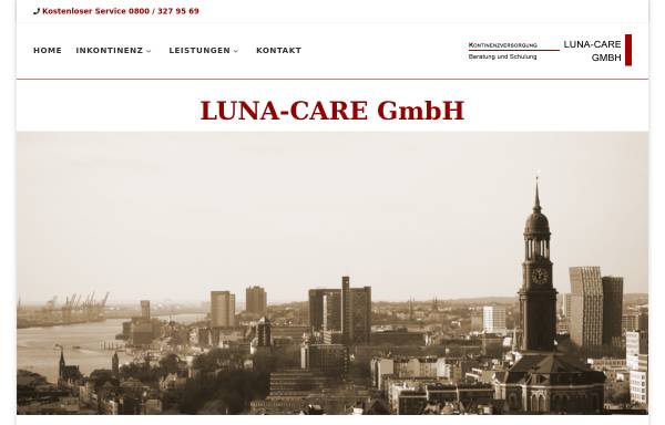 Vorschau von www.luna-care.de, Luna-Care GmbH