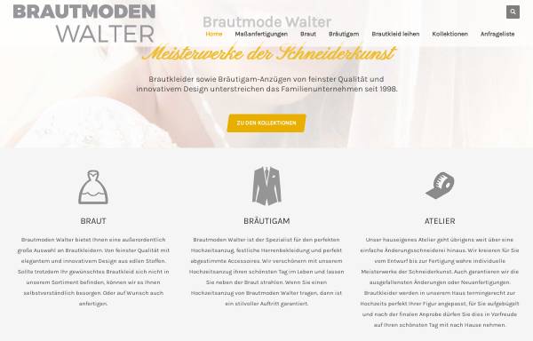 Vorschau von www.brautmoden-walter.de, Brautmoden Walter