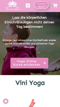 Vorschau der mobilen Webseite yoga-mit-anna.com, Yoga mit Anna