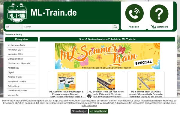 Vorschau von www.ml-train.de, ML-Train GmbH